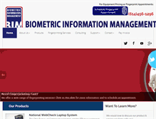 Tablet Screenshot of bioinfomgt.com